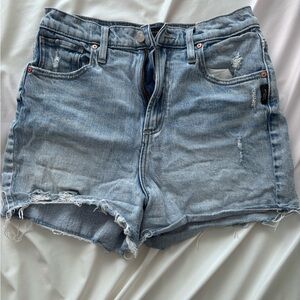 Silver Jeans Light Wash Distressed Women's Denim Shorts